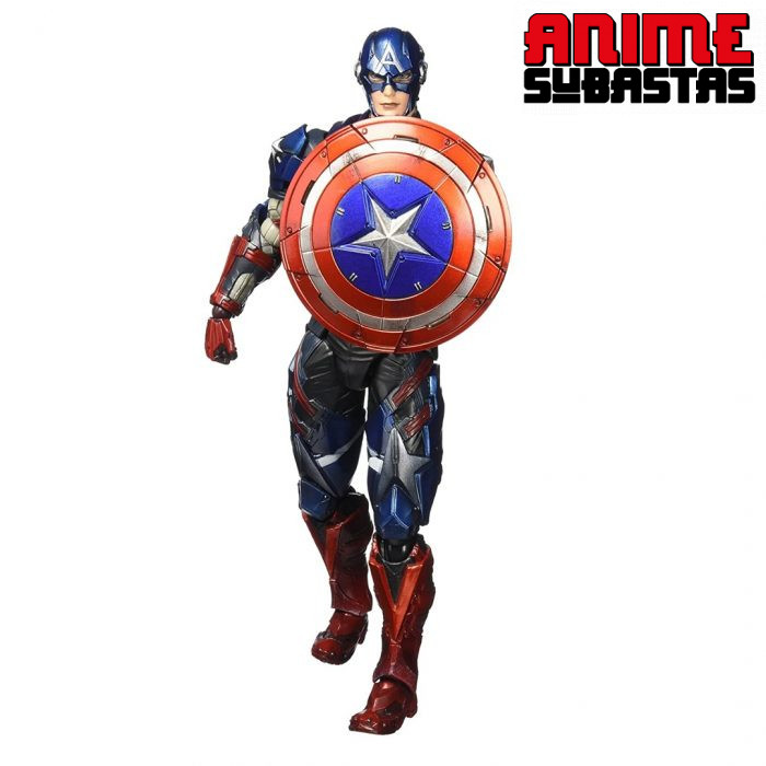 Marvel Comics Variant Play Arts Kai Figure Captain America